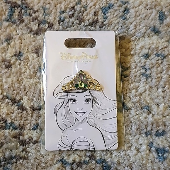 Authentic Disney Parks Arial Tiara Pin - Picture 1 of 3